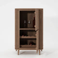 Koppar Minibar With A Shelf And Fixed Wine Nestles