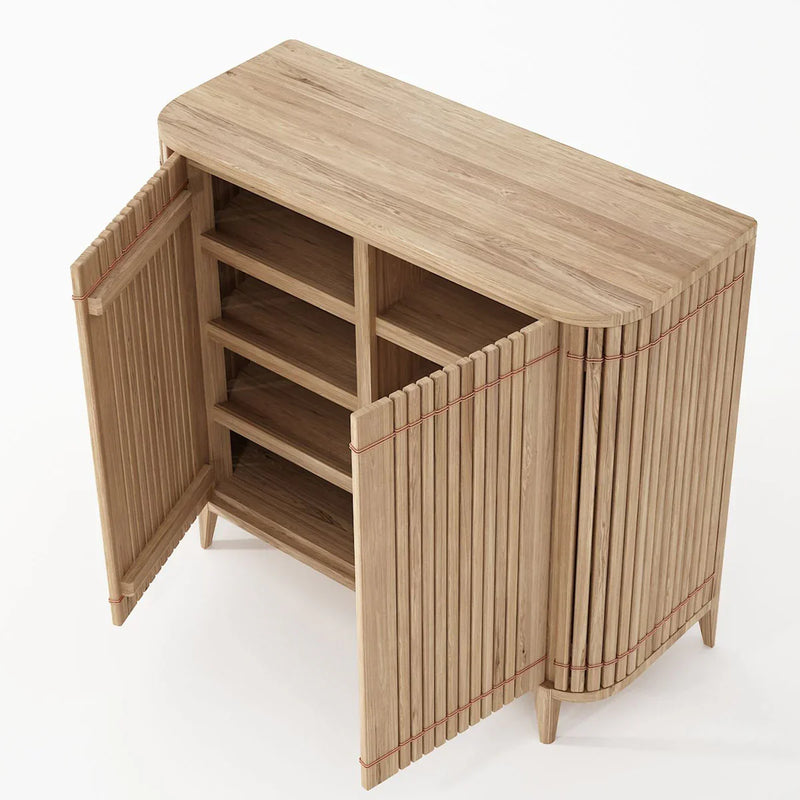 Koppar Shoe rack Cabinet With 8 Fixed Shelves