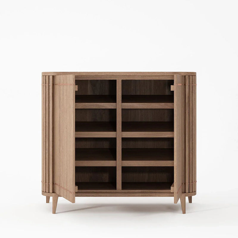 Koppar Shoe rack Cabinet With 8 Fixed Shelves