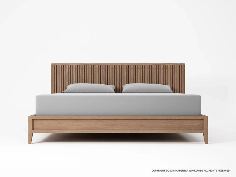 Koppar King Bed Frame Without Storage  -FSC Certified Teak
