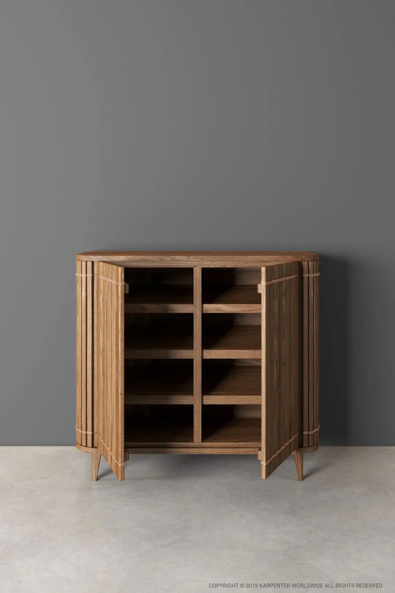 Koppar Shoe rack Cabinet With 8 Fixed Shelves
