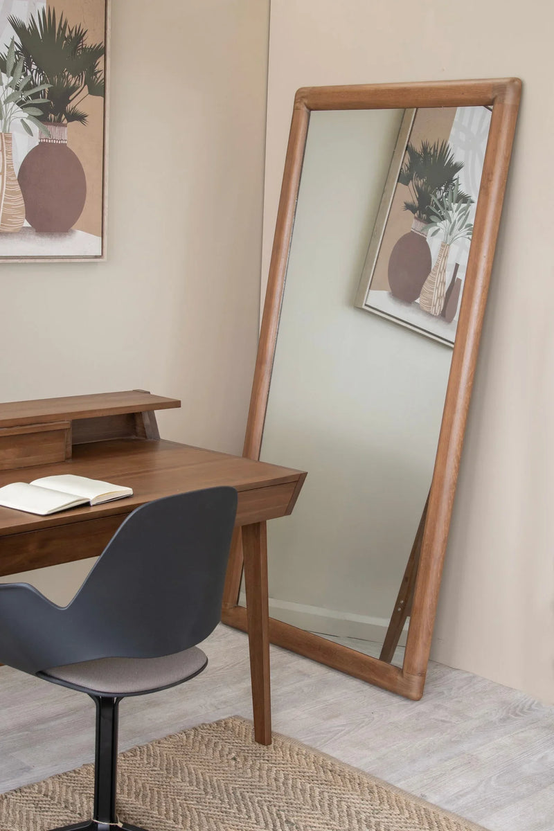 Vintage Floor Mirror 180cm - FSC Recycled Teak