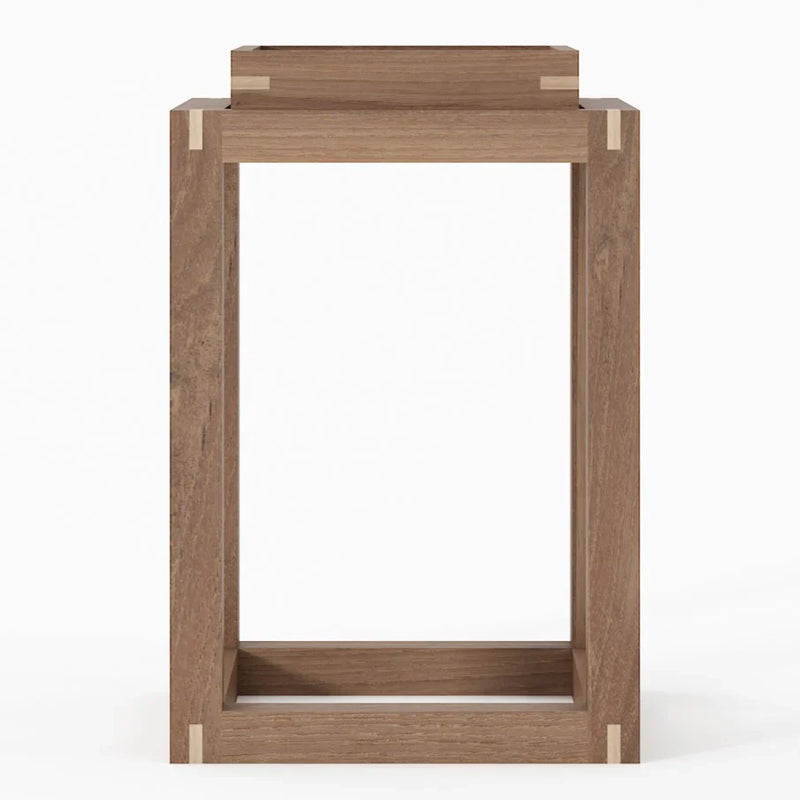 Up and Down Single Tray Side Table - FSC Teak