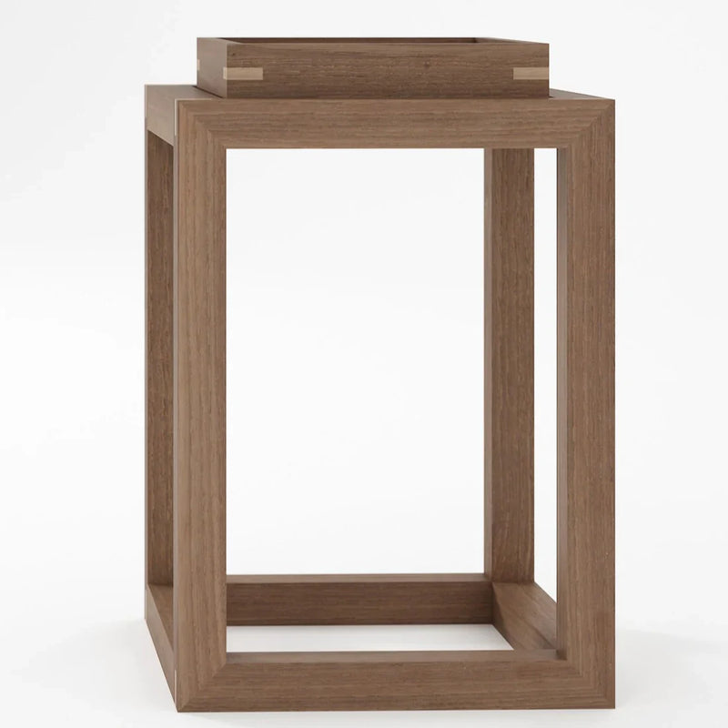 Up and Down Single Tray Side Table - FSC Teak