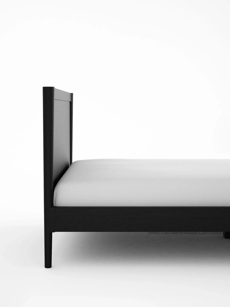 Vintage King Single Bed 213 cm - Black