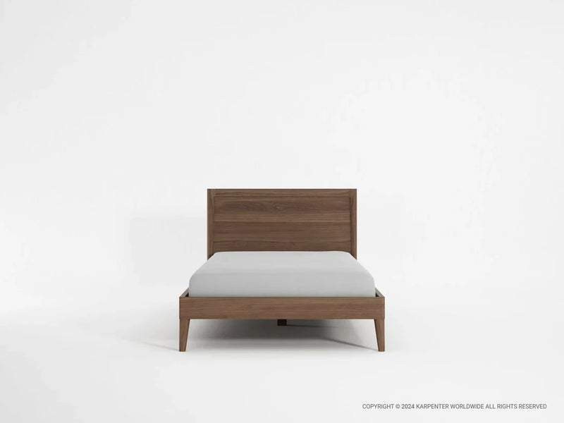 Vintage King Single Bed 213 cm - Teak