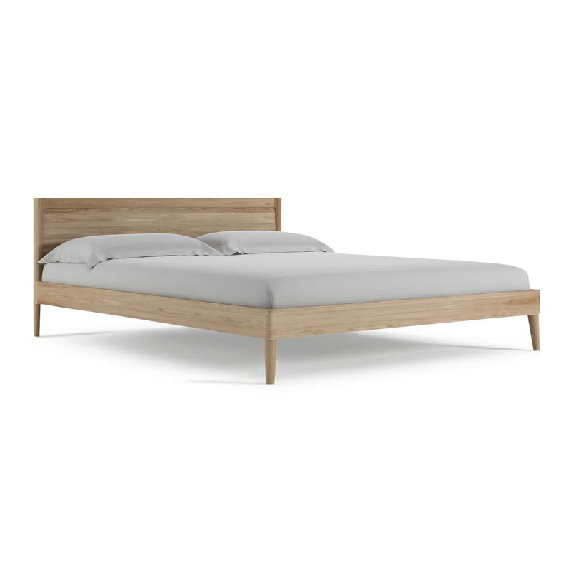 Vintage Queen Bed 213 cm - White Oak