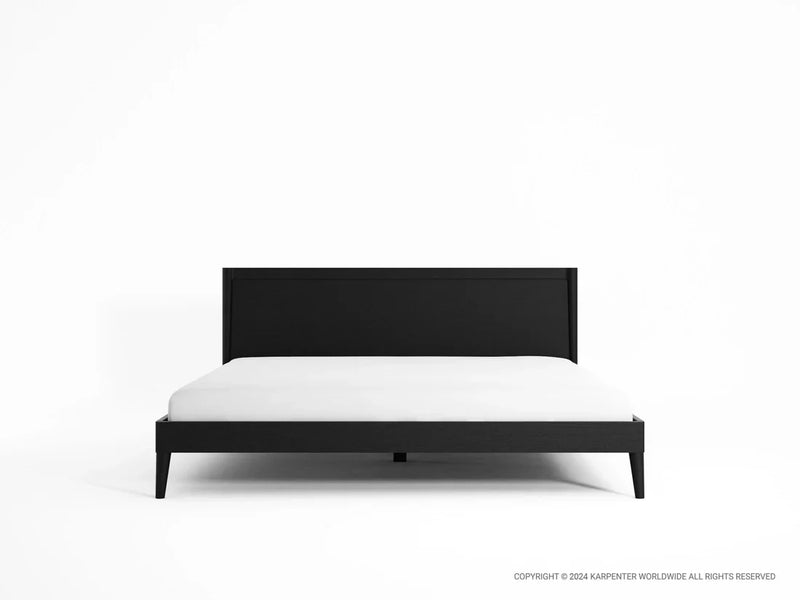 Vintage King Bed 200 cm - Black