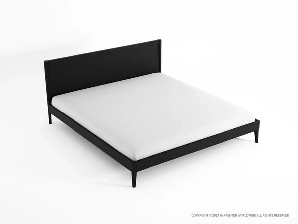 Vintage King Bed 200 cm - Black