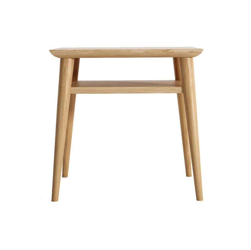 Vintage Wide Open Bedside Table - 65cm
