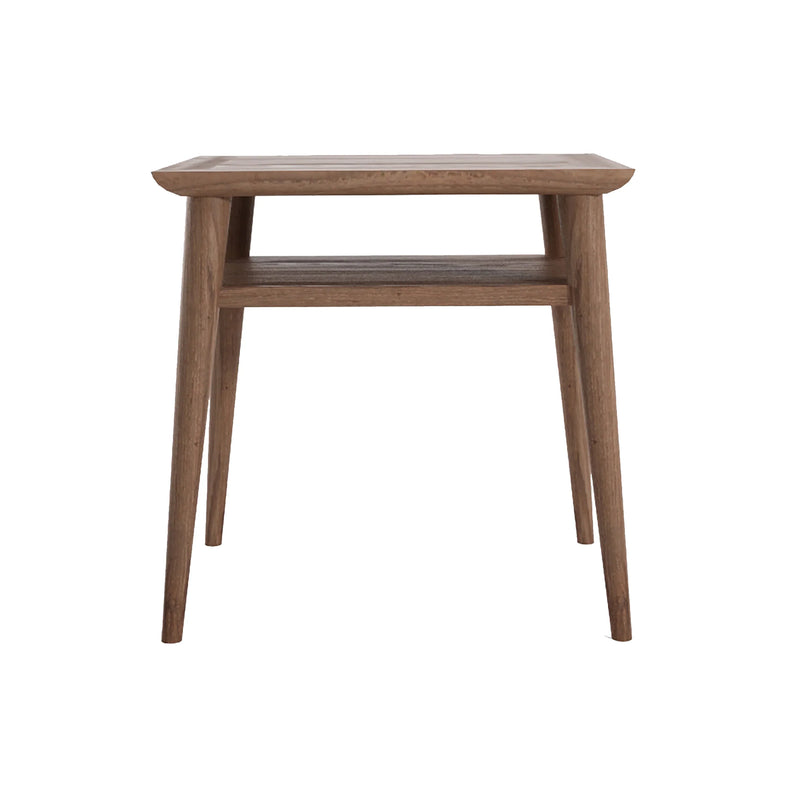 Vintage Narrow Open Bedside Table - 45cm