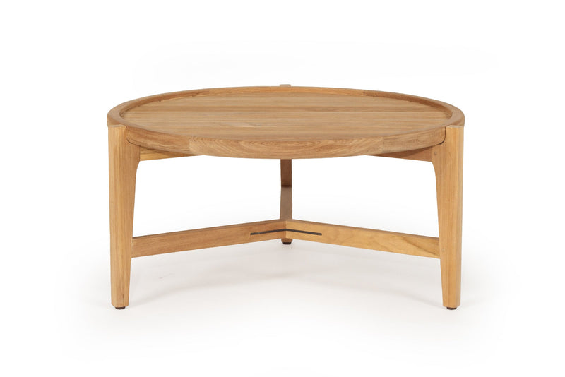 Kingston Outpost Round Coffee Table - Natural - 80cm