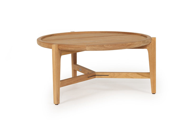 Kingston Outpost Round Coffee Table - Natural - 80cm