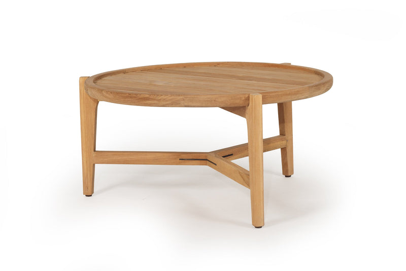 Kingston Outpost Round Coffee Table - Natural - 80cm