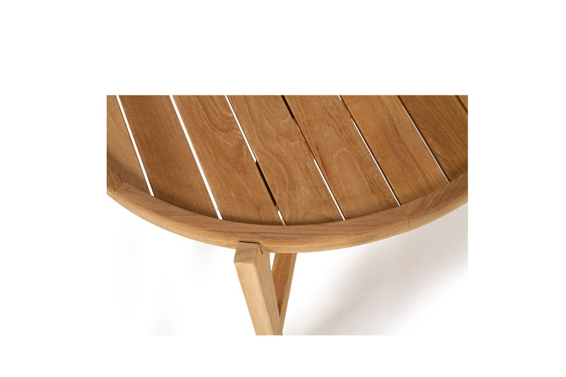 Kingston Outpost Round Coffee Table - Natural - 80cm