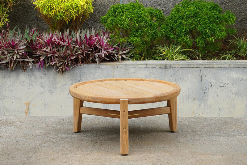 Kingston Outpost Round Coffee Table – Low – 60cm