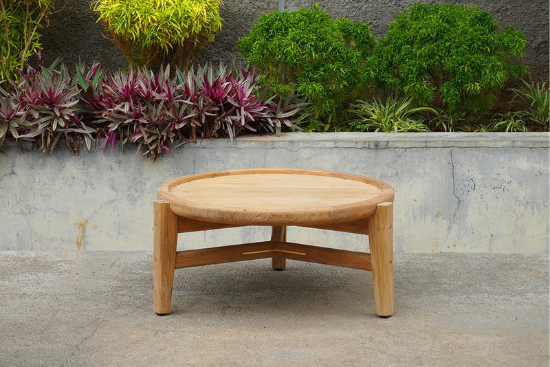 Kingston Outpost Round Coffee Table – Low – 60cm
