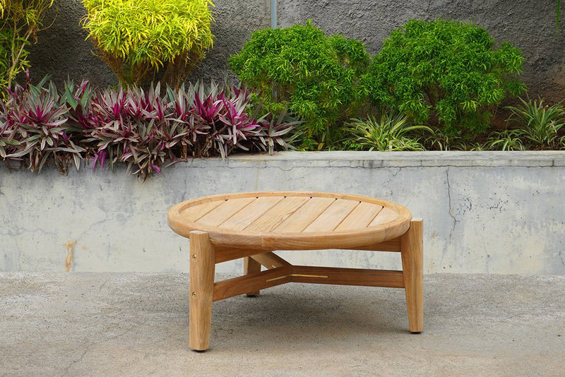 Kingston Outpost Round Coffee Table – Low – 60cm