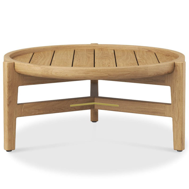 Kingston Outpost Round Coffee Table – Low – 60cm