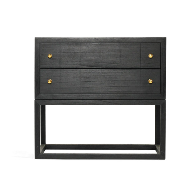 Livia Bedside Table - Black