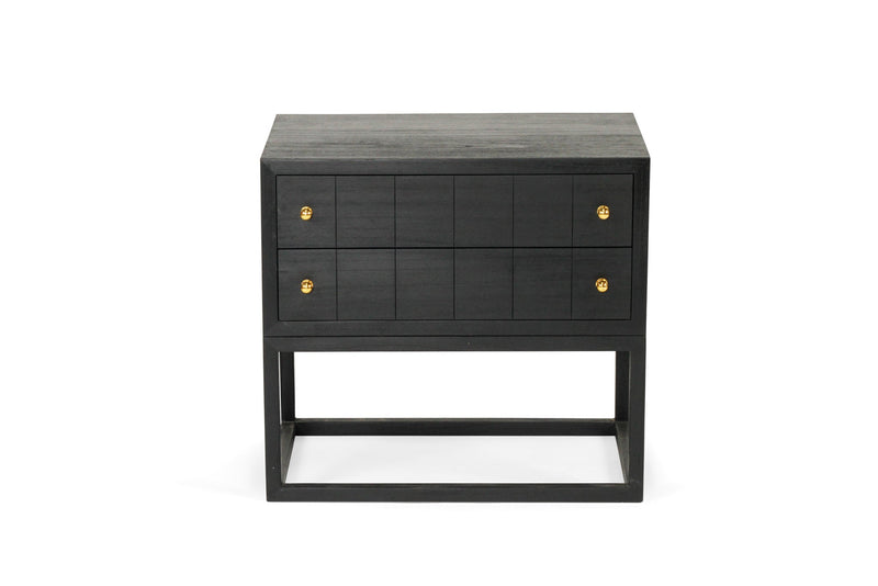 Livia Bedside Table - Black