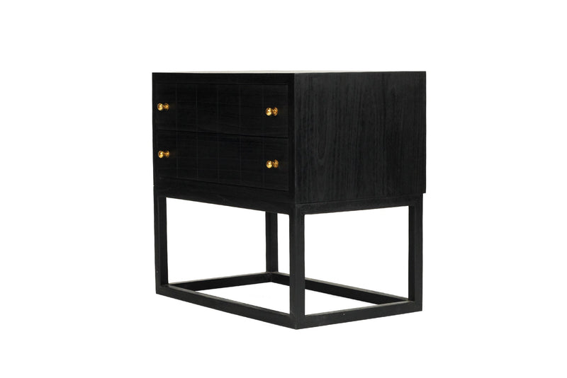 Livia Bedside Table - Black