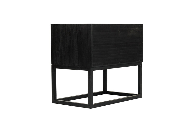Livia Bedside Table - Black