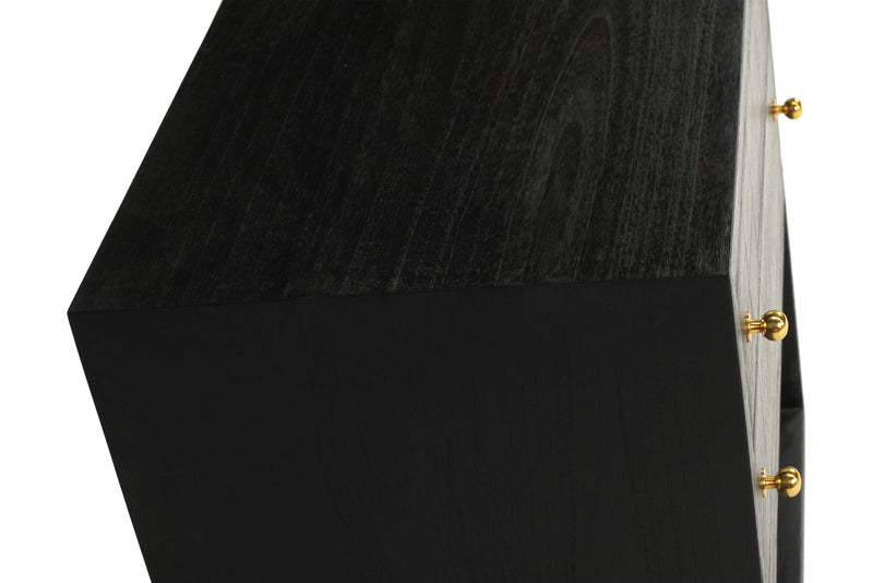 Livia Bedside Table - Black