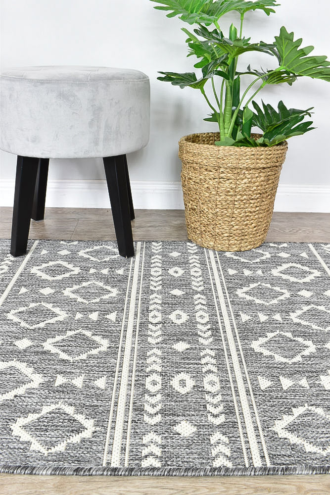 Alaska Grey Cream Rug 3333-GU6E