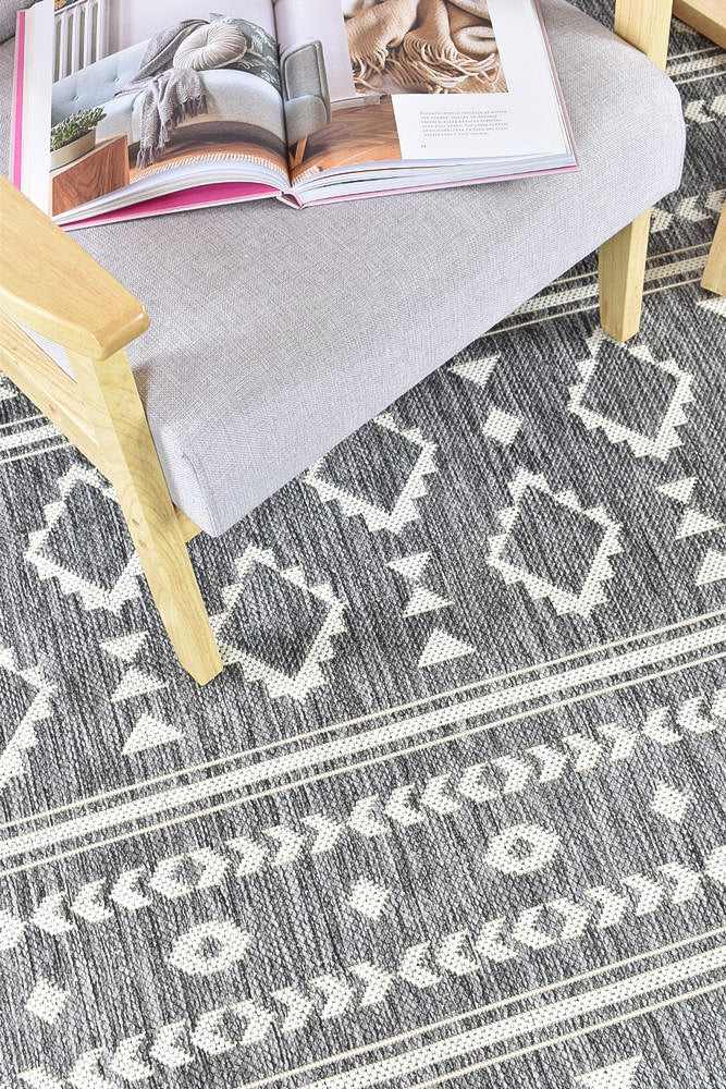 Alaska Grey Cream Rug 3333-GU6E