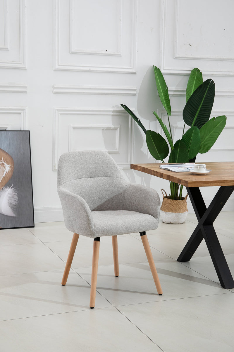 Milan Dining Chair in Light Grey