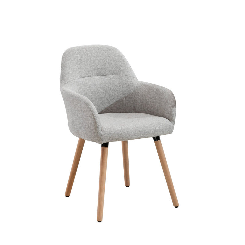 Milan Dining Chair in Light Grey