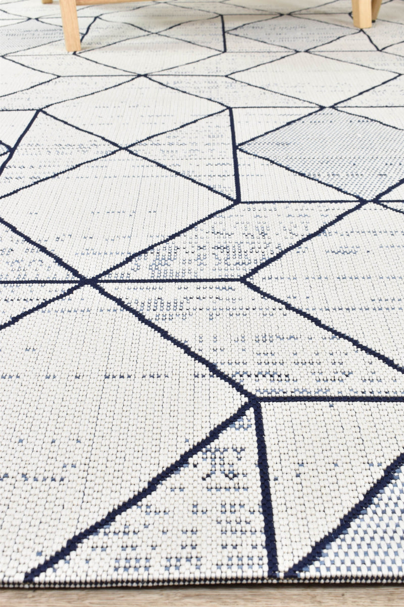 Mirada White Blue Rug 47277-396