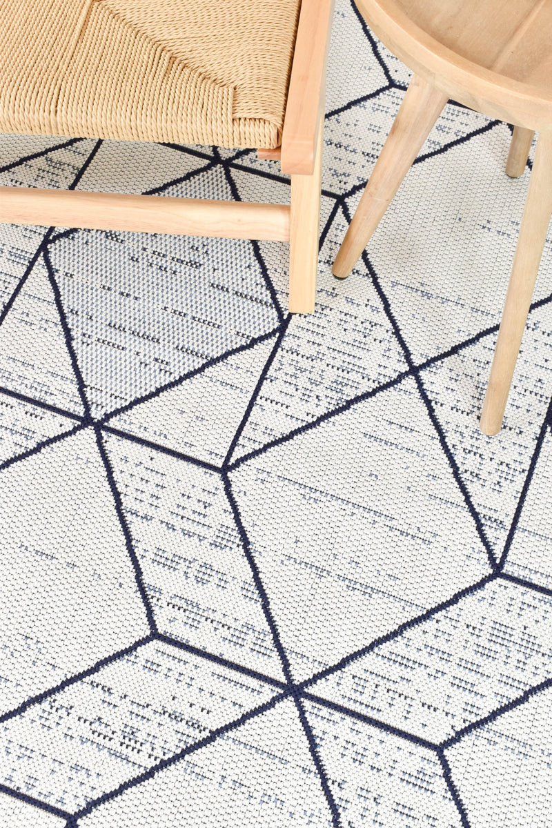 Mirada White Blue Rug 47277-396