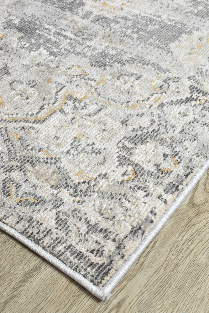 Medina L.Grey Runner Rug 0318A