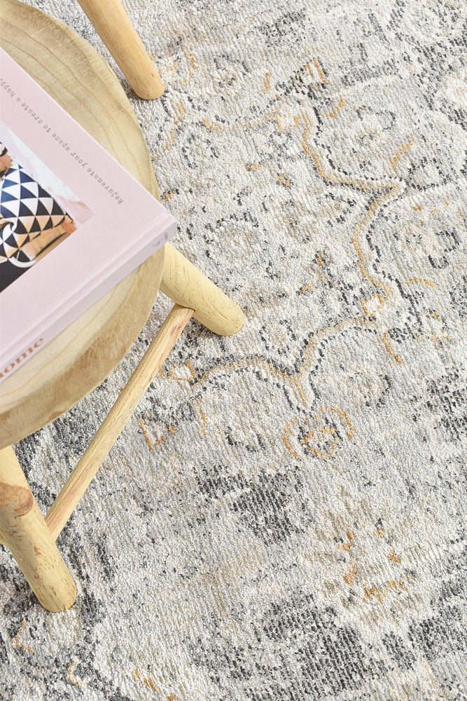 Medina L.Grey Runner Rug 0318A