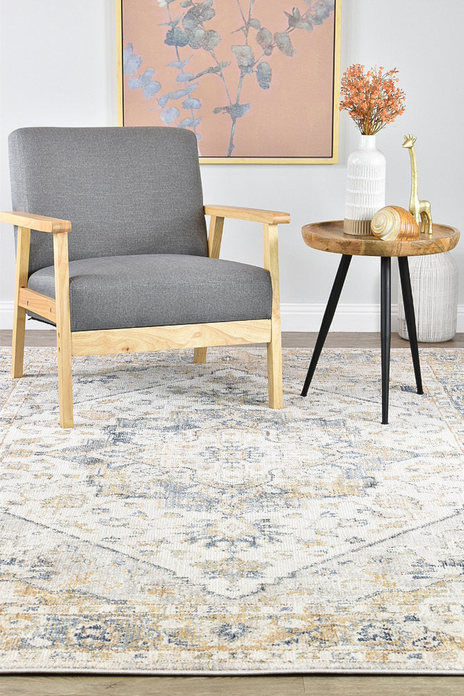 Medina Blue Grey Rug 0321B
