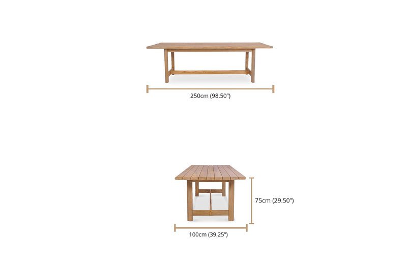 Marlow Outpost Table – 2.5m