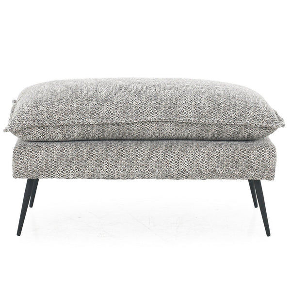 Marina Footstool – Mottled Taupe