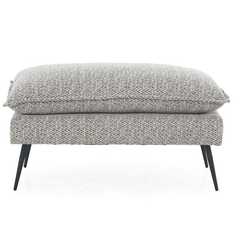 Marina Footstool – Mottled Taupe