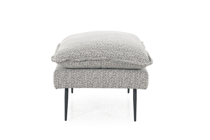Marina Footstool – Mottled Taupe