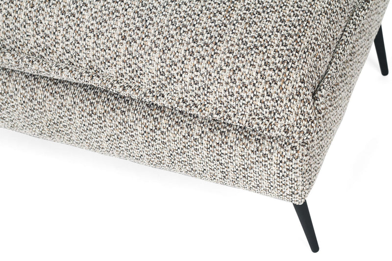 Marina Footstool – Mottled Taupe