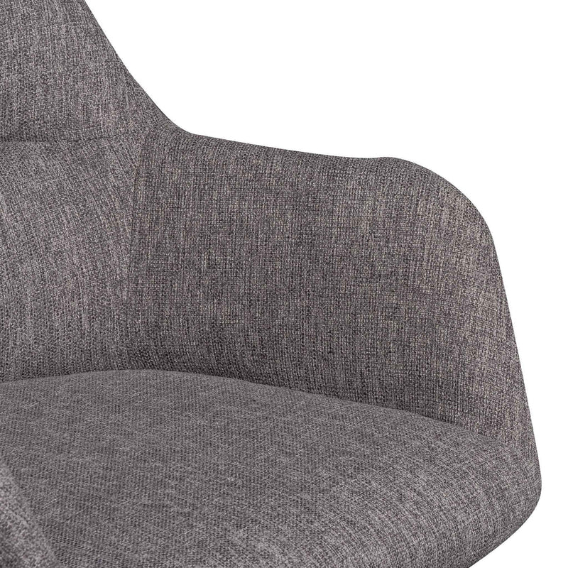 Calibre COC6509-LF Fabric Office Chair - Lead Grey