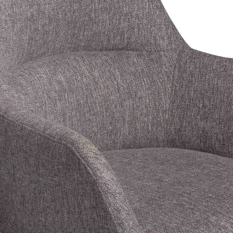Calibre COC6509-LF Fabric Office Chair - Lead Grey