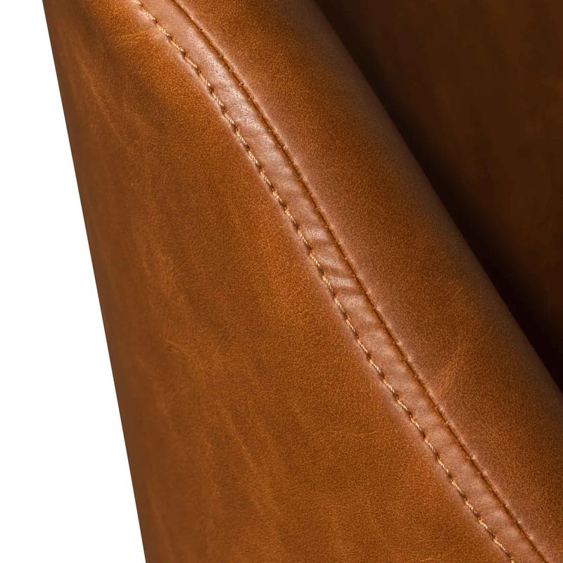 Calibre COC6510-LF Office Chair - Vintage Tan with Black Base