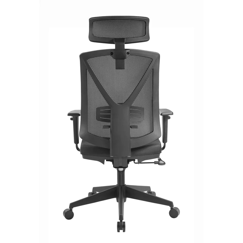 Calibre COC8256-UN Mesh Ergonomic Office Chair with Headrest - Black