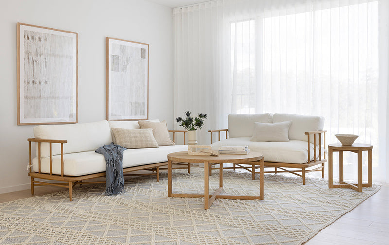 Clover Round Coffee Table - 100cm