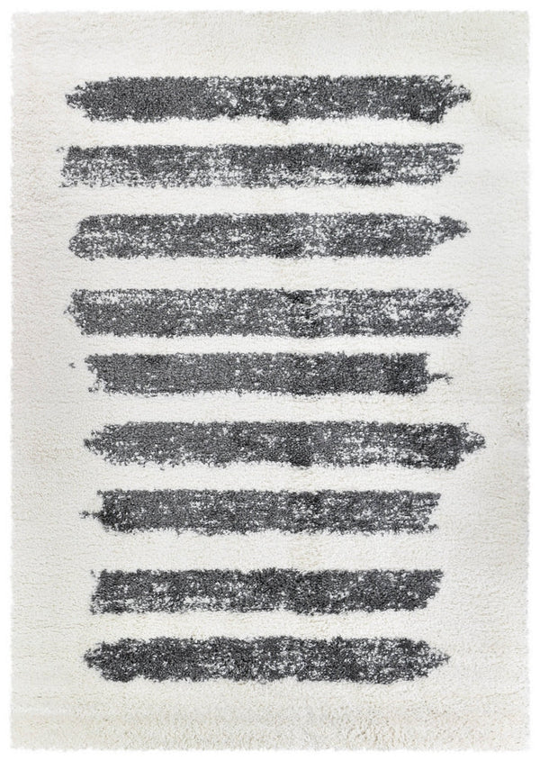 Palermo Shaggy Rug 0B470A Dark Grey