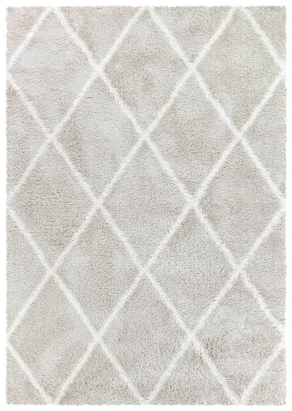 Palermo Shaggy Rug 1562A Cream Beige
