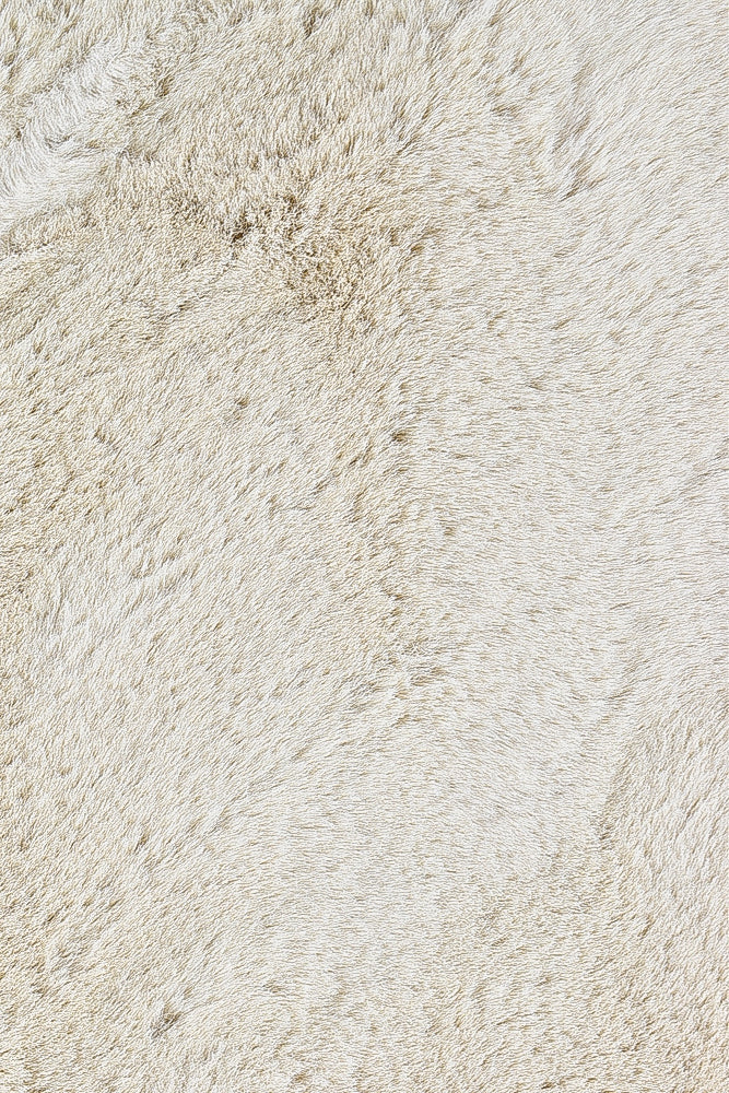Super Soft Shaggy Round Beige